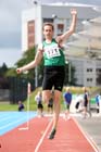 Allan Hamilton 2nd in the long jump at the Scottish Championships, Scotstoun  Stadium, Glasgow.